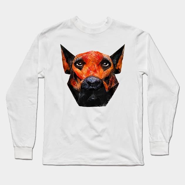 Dog portrait watercolor painting #dog Long Sleeve T-Shirt by JBJart